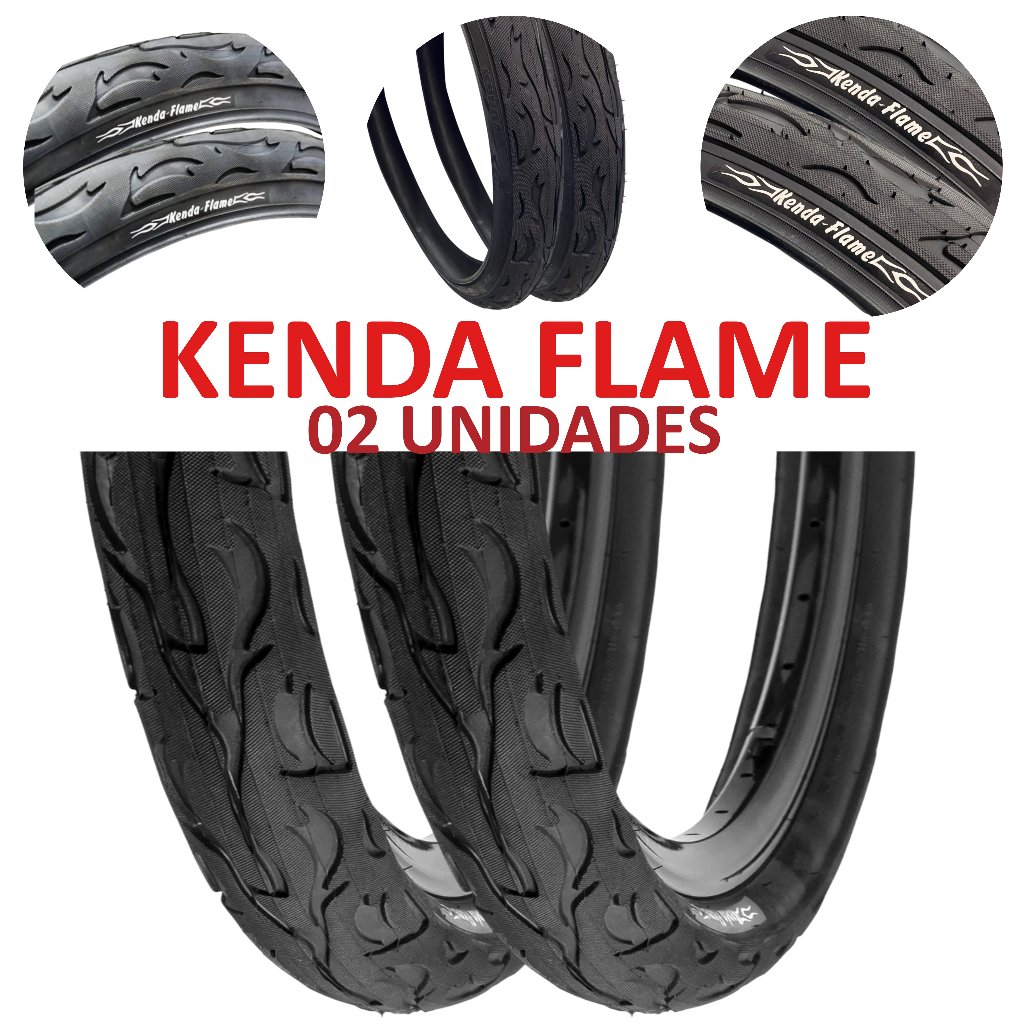 Pneu Kenda Flame Aro 26x2.125 Original-par | Parcelamento sem juros