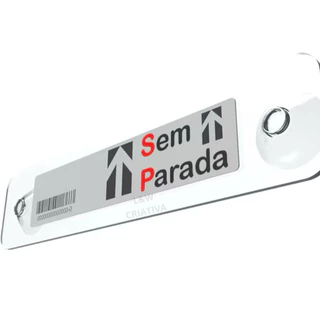 Suporte TAG Sem Parar, Suporte em Acrílico, Para-Brisa de Veículos tamanho P