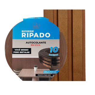 RIPADO EM EVA 10CMX10MX10MM MARROM ESCURO