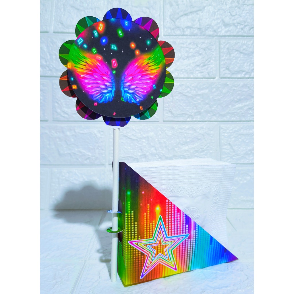 Centro de mesa Porta guardanapo Personalizado Neon | Shopee Brasil