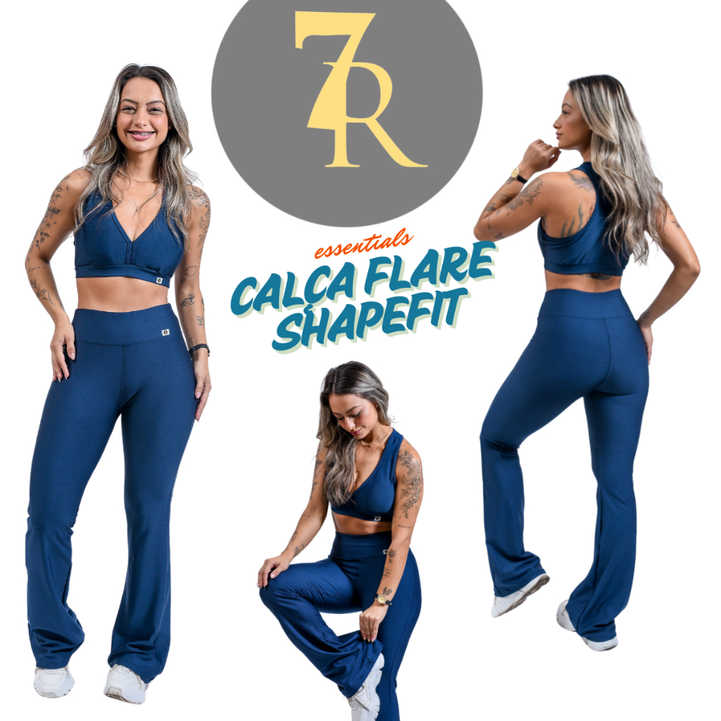Calça Flare ShapeFit 7 Regras – Modela Seu Estilo. Tipo Bailarina ...