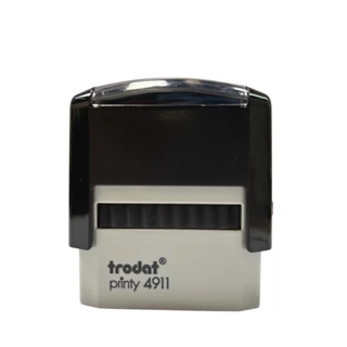 Carimbo Preto Auto-Entintado Personalizado Trodat Printy 4911 - 38mm x 14mm