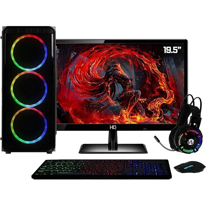 PC Gamer Completo AMD 6-Core CPU 3.8Ghz 8GB (Placa de vídeo Radeon R5 ...