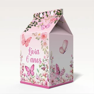 Caixinha Milk Jardim Encantado Personalizada – Vários Modelos com Envio em 24h – Lembrancinha de Festa