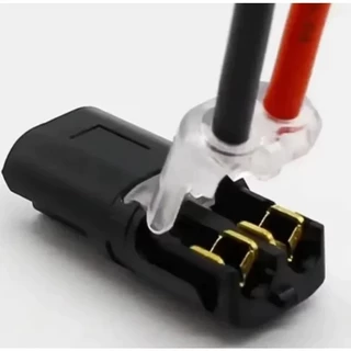 Conector Elétrico De 2 Pinos-Conexão De Tira Terminal De Cabo De Fio Automotivo