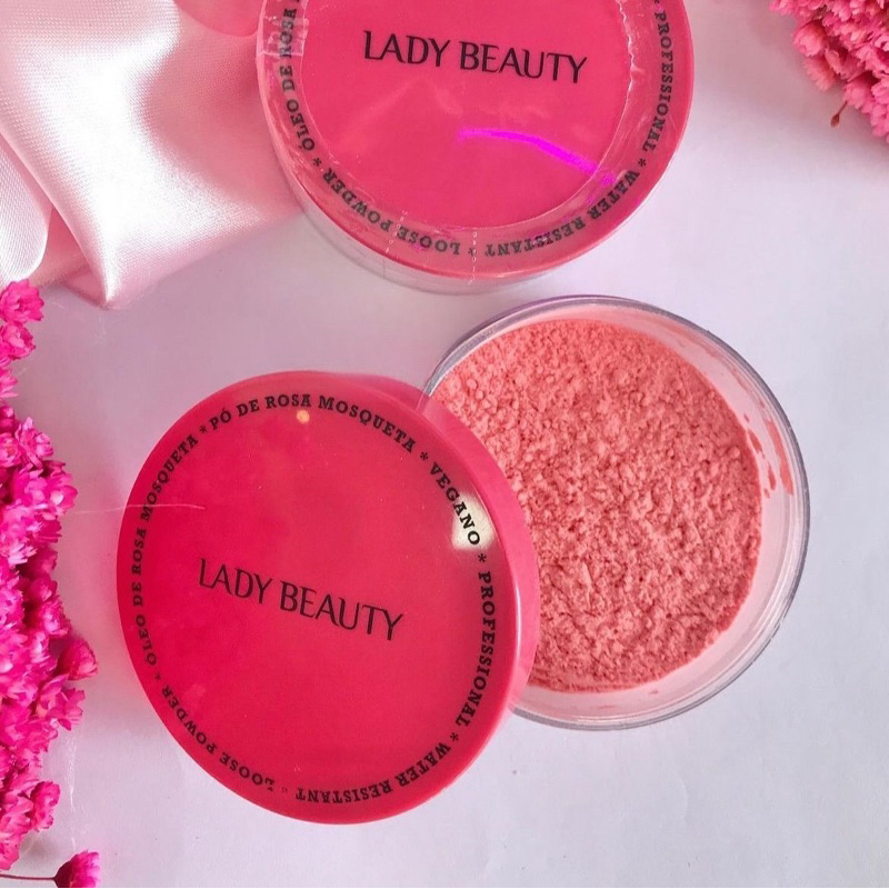 Pó de Rosa Mosqueta - Lady Beauty | Shopee Brasil