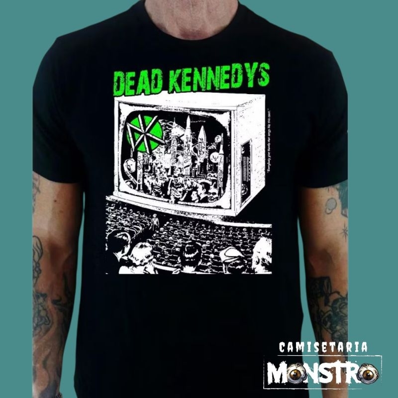 DEAD KENNEDYS 1998 Tシャツ グレー camiseta DEAD KENNEDYS TV | Shopee Brasil