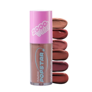 Gloss Labial Tint Glam Girl Popstar Ruby Rose em Oferta na Shopee