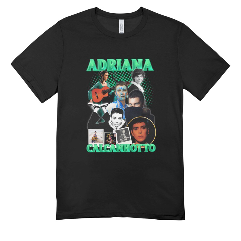 Camisetas Algodão Unissex Tshirt Graphic tee Adriana Calcanhotto