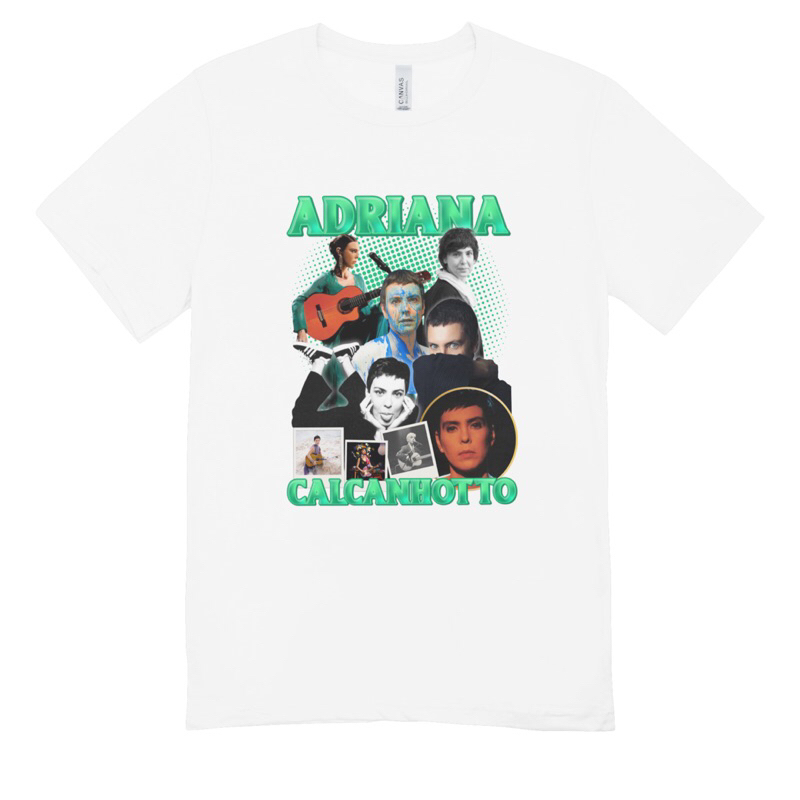 Camisetas Algodão Unissex Tshirt Graphic tee Adriana Calcanhotto