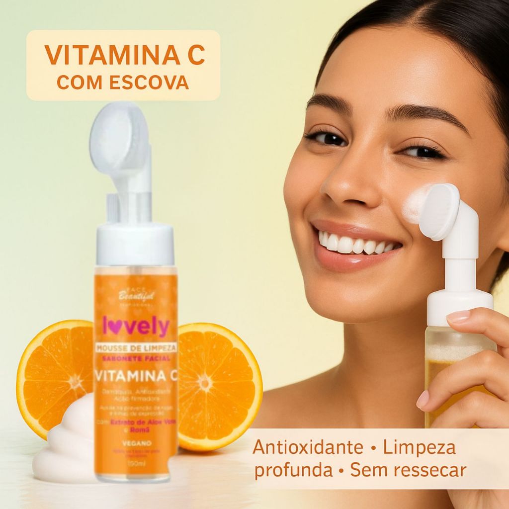 Kit Skincare Rosa Mosqueta Mousse de Limpeza Sérum Facial Max Love