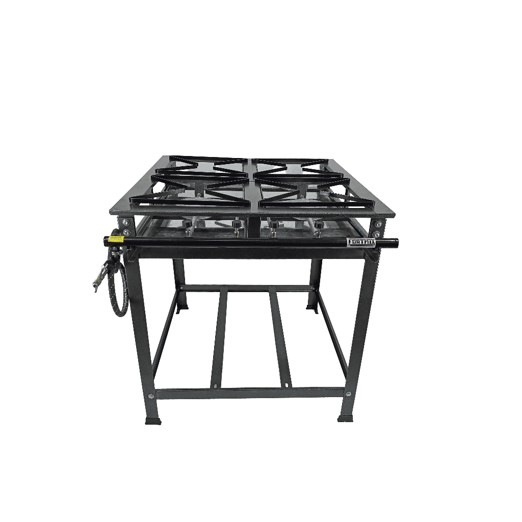 Fogão Industrial 1 2 3 4 Bocas 30x30cm Alta Pressão P5 Metalfour =Super Oferta