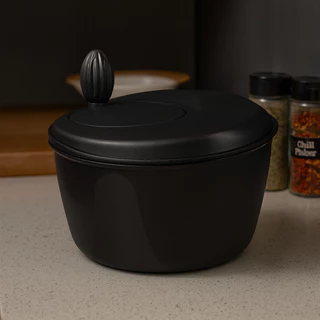 Centrífuga De Salada Secador Verduras Manual 4l