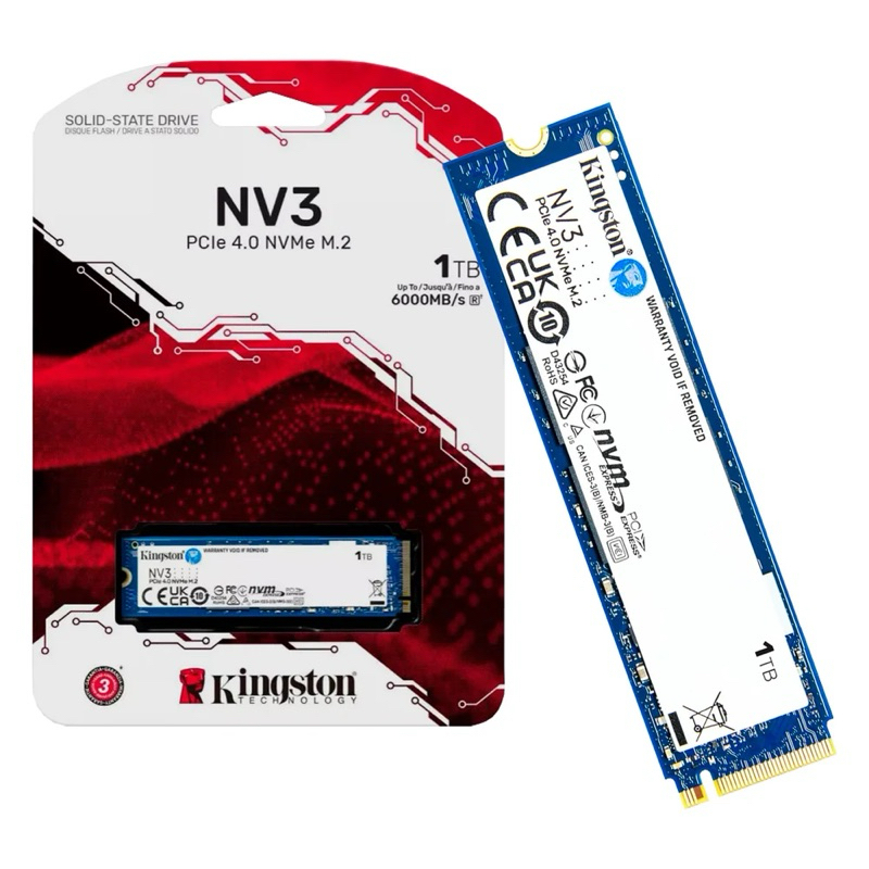 SSD Nvme Kingston NV3 500GB/ 1TB M.2 PCIE 4.0 6000Mb/s