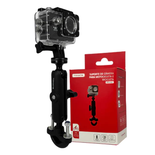 Suporte Camera Ação 360 Moto Bike Guidão Insta360 Gopro