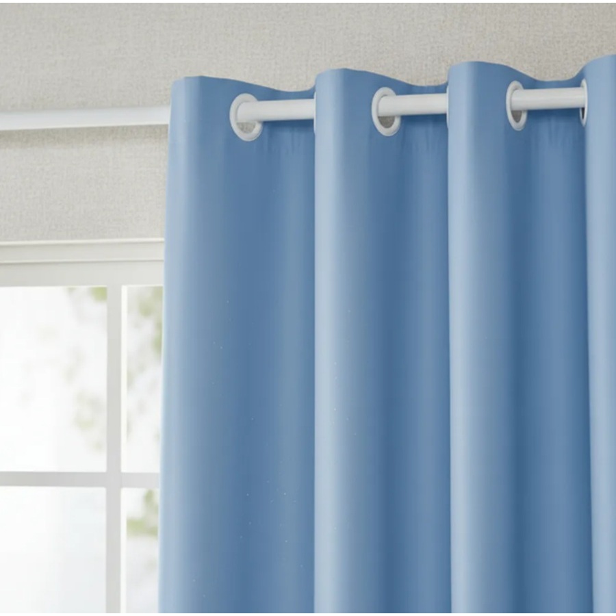Cortina Blackout Pvc 2,20 X 1,30 para Quarto Infantil Azul Bebê ...