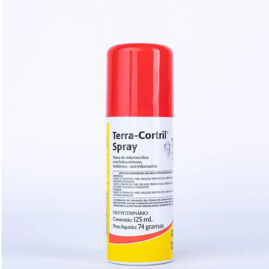 Terra Cortril Spray 250 ml 149g Zoetis | Shopee Brasil