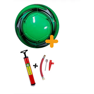 Bola N 5 de Futebol + Bomba de Encher-Cores sortidas.