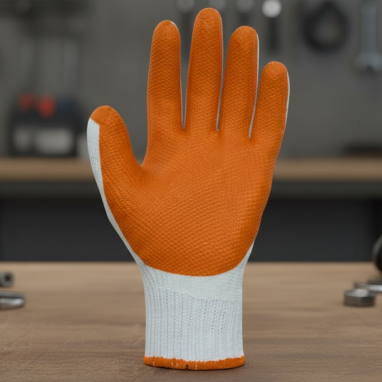 Kit 1/2/5/10 Luvas De SEGURANÇA EMBORRACHADA VULCANIZADA RUBBER PEDREIRO MECÂNICO JARDINEIRO OBRA