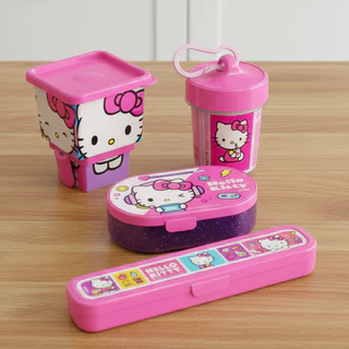 Kit Organizador de Lancheira Hello Kitty Original Potte em