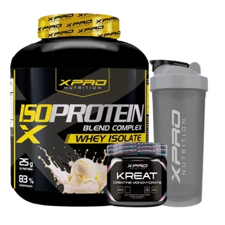 Kit Whey Iso Protein Blend 2Kg + Creatina 300g Xpro + Coqueteleira - XPro Nutrition em Oferta na Shopee