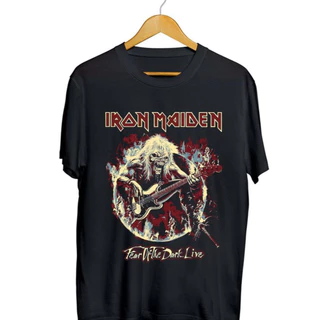 Baby Look Iron Maiden Especial Fear Of The Dark - Túnel Do Rock