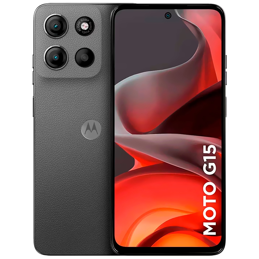 Smartphone Motorola Moto G15 256GB + 4GB RAM - Tela 6.72” | Dual Chip 4G LTE | Cinza | XT2521-2