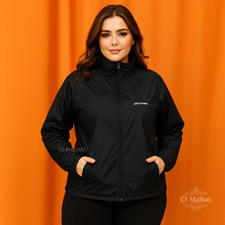 Corta Vento Feminino Impermeável P ao G4 Plus Size Original Simbolo Refletivo Unissex
