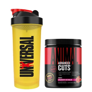 Kit Termogênico com Pré Treino Animal Cuts 300g + Coqueteleira 700ml Universal Nutrition em Oferta na Shopee