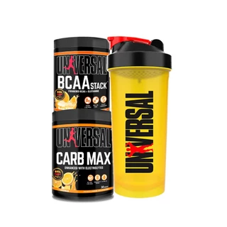 Kit BCAA Stack 250g + Carb Max 600g + Coqueteleira 600ml - Universal em Oferta na Shopee