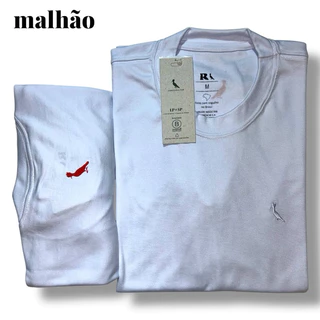 Camisa Malhão Malha Grossa Algodão Elastano Masculina