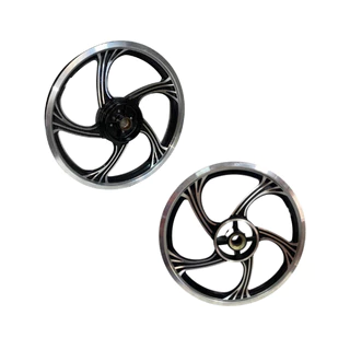 Rodas Esportivas Andra Modelo Girassol Preta para Fan 125 2009 - Freio a Disco (Dianteiro)