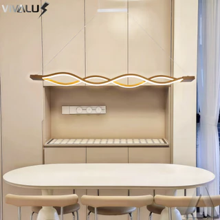 Lustre Pendente Moderno Geometrico Infinito Espiral Luminária Pendente Curva Linear Dourado Sala