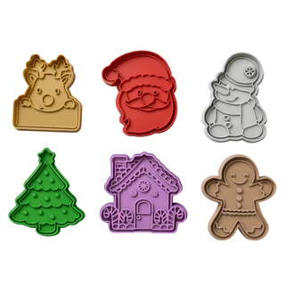 Cortador Biscoito Molde Forma NATAL PAPEL NOEL ARVORE DE NATAL Marcador Carimbo Pasta Americana Mas