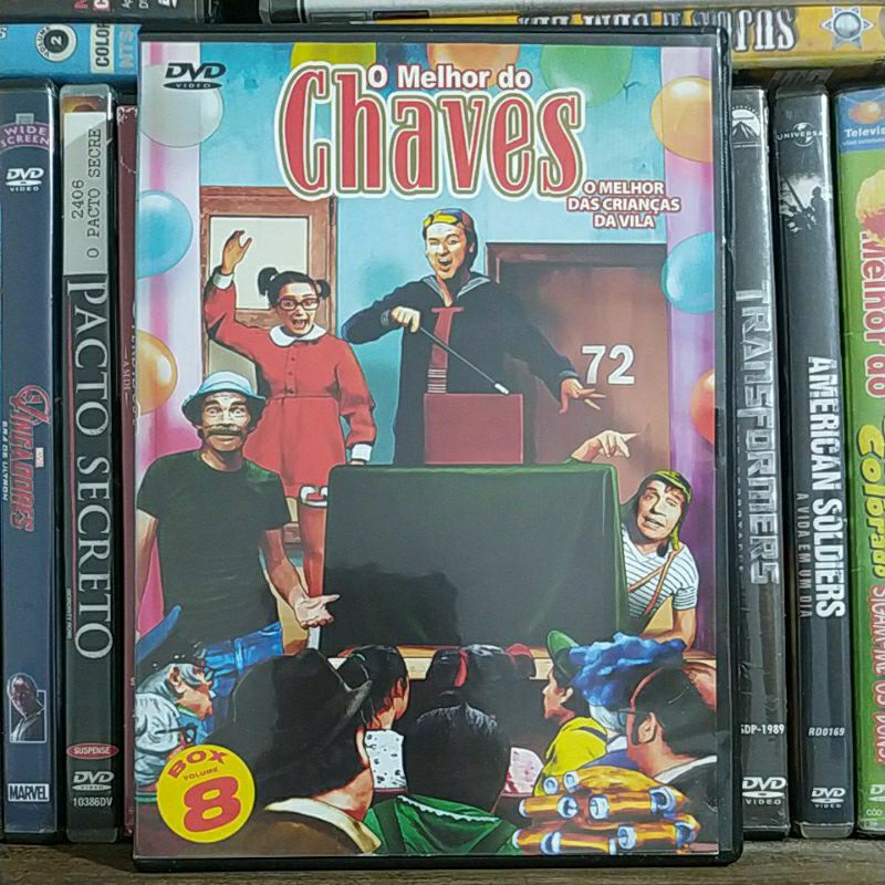 DVD Chaves o melhor das crianças da vila - Volume 8 - Original
