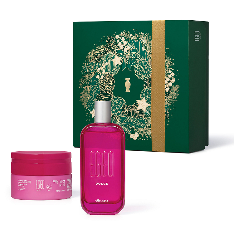 Kit (NATAL 2025) Egeo Dolce: Colônia 90ml e Mousse 250g em Oferta na Shopee