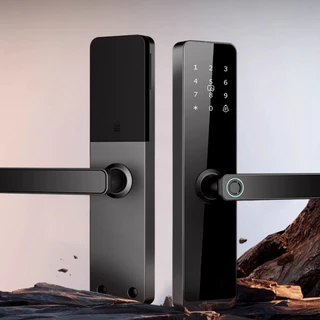Fechadura De Porta Inteligente  4 Métodos Desbloqueio À Prova D'água Eletrônica De Impressão Digital Para De madeira em Oferta na Shopee