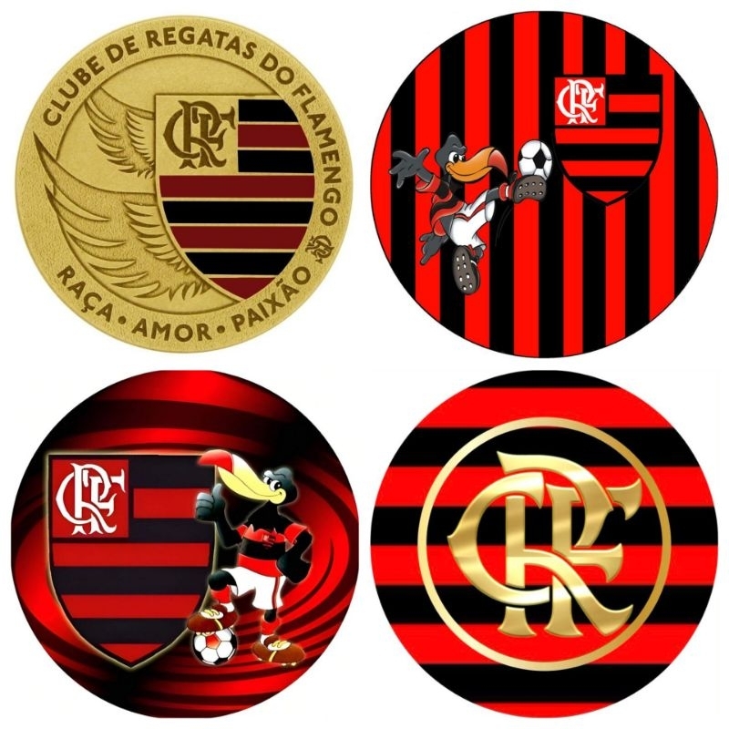 FLAMENGO- ADESIVO PERSONALIZADO PARA FESTA TEMA FLAMENGO | Shopee Brasil