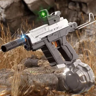 Pistola de Água Elétrica UZI Recarregável e Automática – Projetada Especificamente para Crianças, Adequada para Brincade