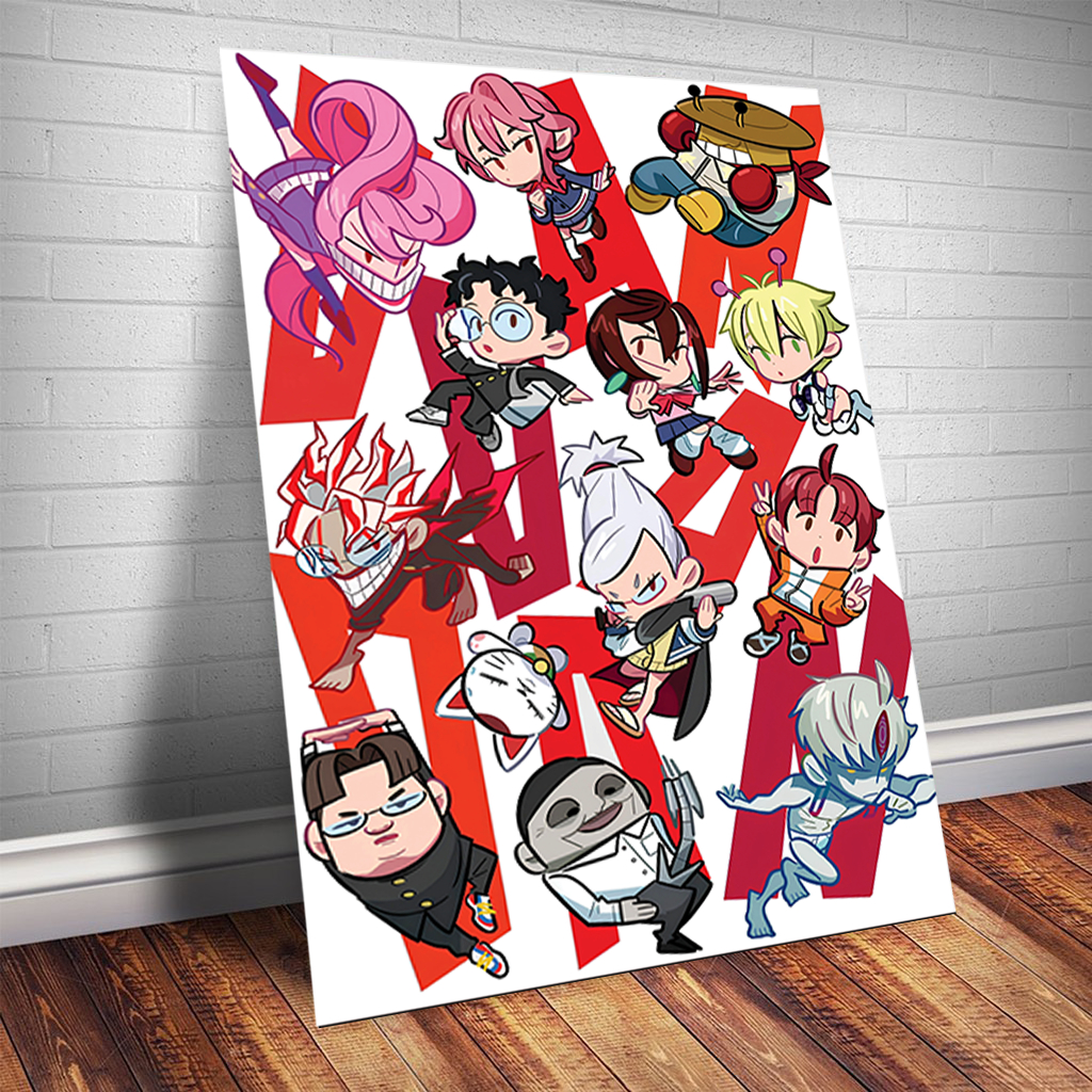 Quadro Decorativo Anime Dan Da Dan Ayase Okarun Ken Takakura Jiji