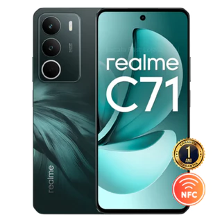 Celular Smartphone Realme C71 4G com NFC 256GB ou 128GB Dual SIM Tela de 6.67" + Capa e Película de Cortesia