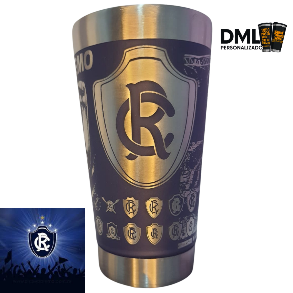 Copo Térmico Clube do Remo 473ml 💙 Gravação a Laser | Personalizado | Presente para Torcedor Azulino