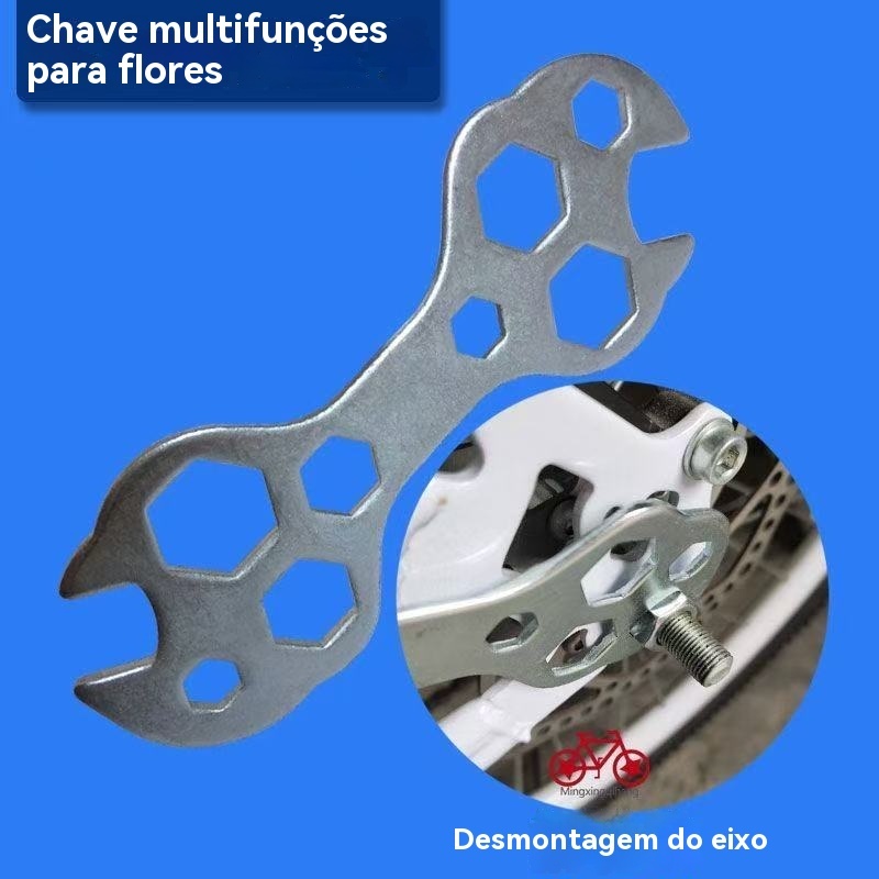 Spanner Sets chave inglesa Chave Chave multi-funcional Chave para bicicleta Chave de reparação doméstica