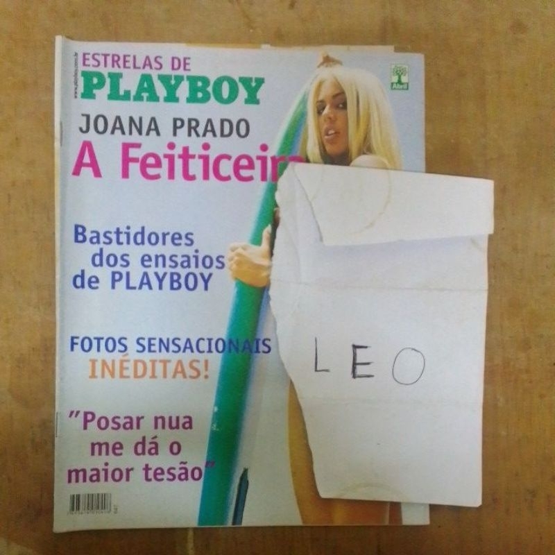 revista Estrelas de Playboy Joana Prado Feiticeira | Shopee Brasil