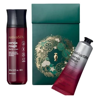 Kit Presente Nativa Spa Cereja Rouge Oriental Frutal + Sacola O Boticário