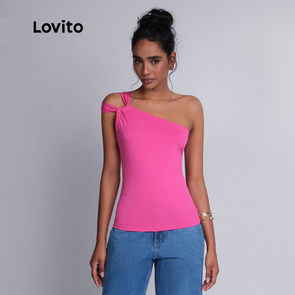 Lovito Regata Casual Lisa Feminina LB996BRL1026