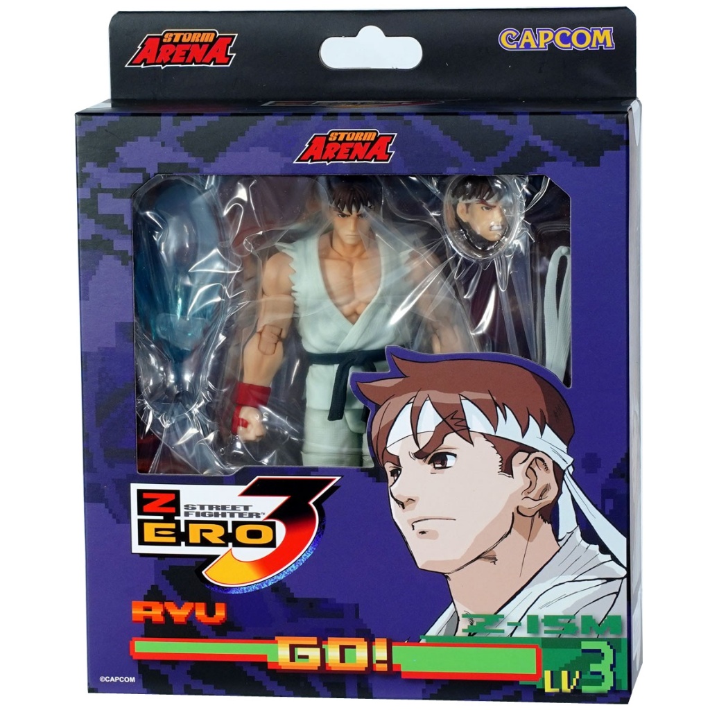 Boneco Ryu Storm Arena 1/12 Street Fighter Zero 3 Ken Lacrado