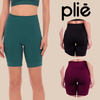 Bermuda Legging Plié Sem Costura Resistente Cintura Alta Fitness Alta Performance Básica Feminina em Oferta na Shopee