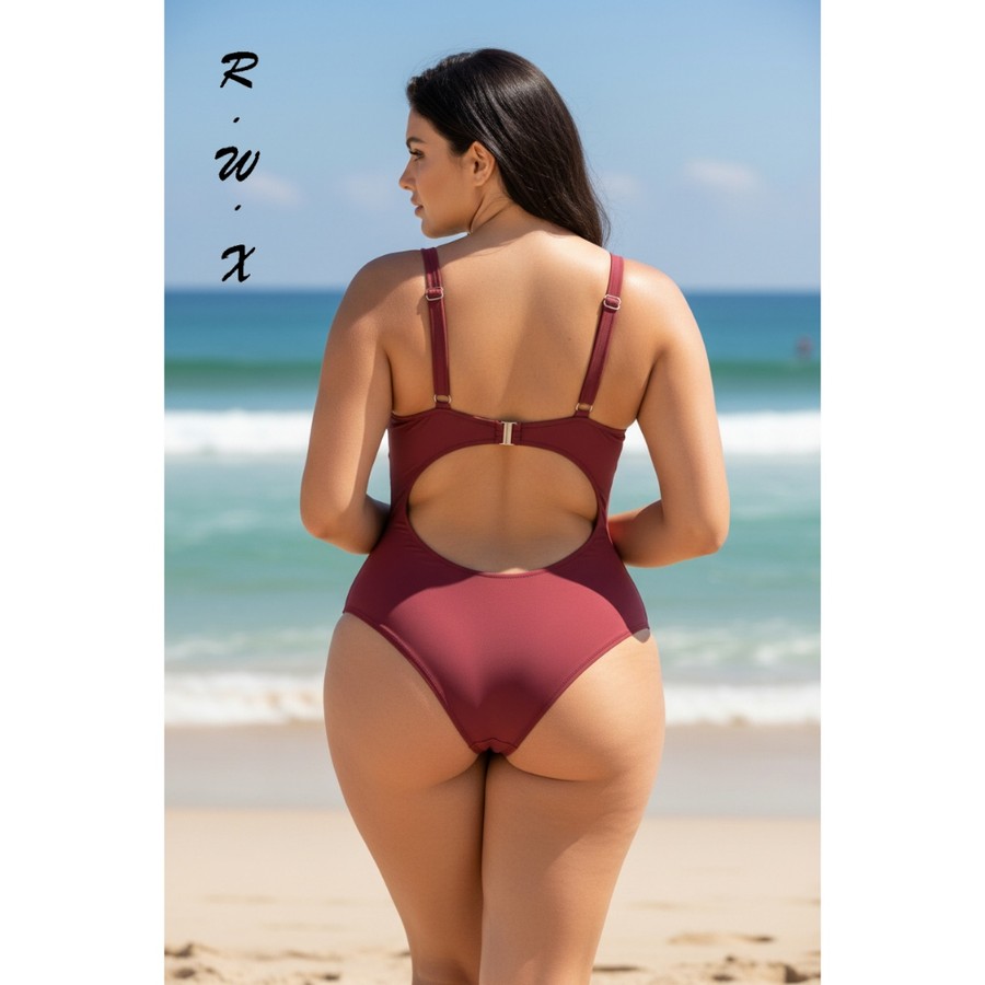 RWX VEST Maiô Plus Size Sofisticado com Sustentação e Modelagem Perfeita 2025 XX536
