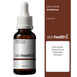 Sérum Antiolheiras 30ml - Concentrado Em 5% Cafeína + Niacinamida + Ácido Lático + Salicílico OI